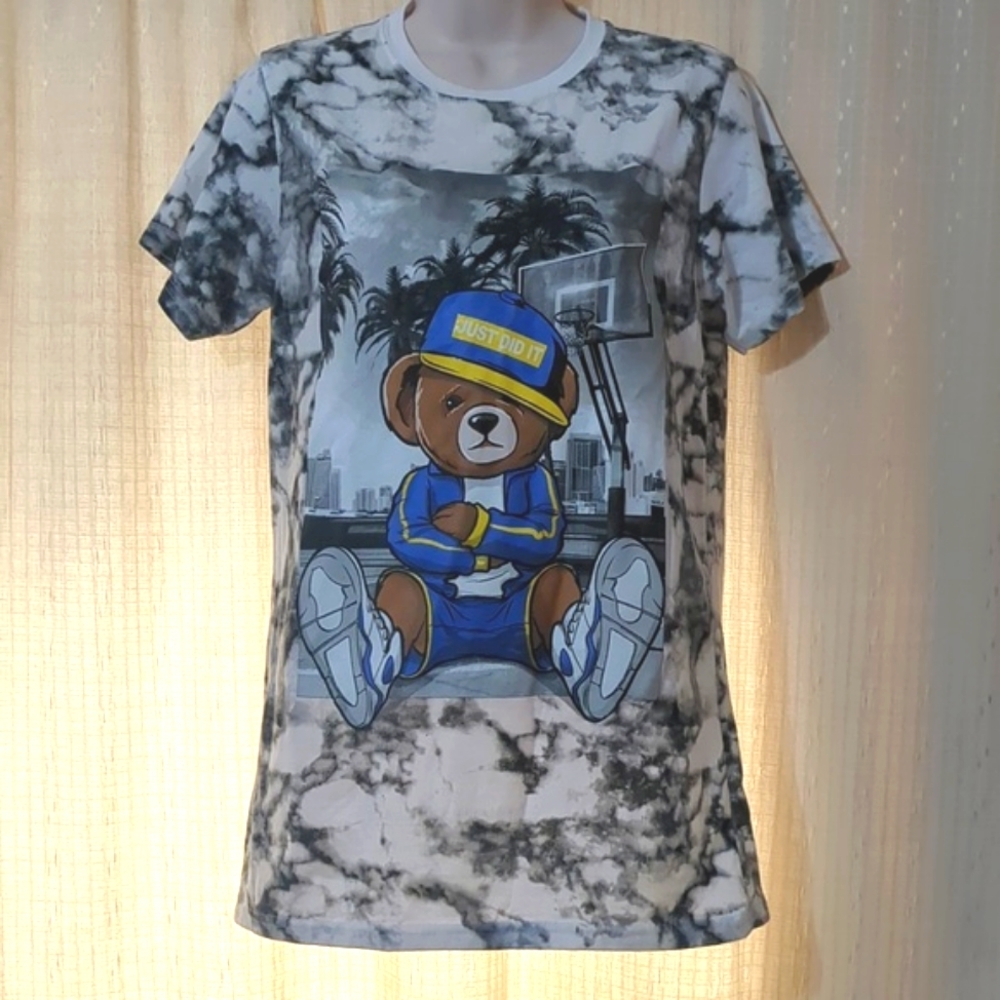 Bailey Savage Bear " Just Did It " T-Shirt Launder size Small